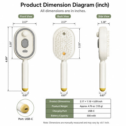 Electric Spray Air Cushion Massage Comb