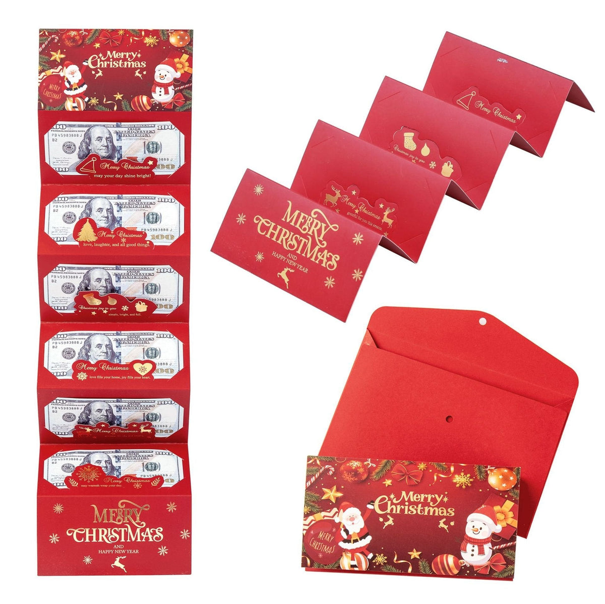 🏆Flash Sale⚡ 50K+ SOLD! Almost Gone-🎅💸Christmas Cash Gift Envelope– A creative way to give cash this Christmas!.