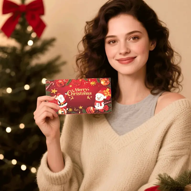 🏆Flash Sale⚡ 50K+ SOLD! Almost Gone-🎅💸Christmas Cash Gift Envelope– A creative way to give cash this Christmas!.