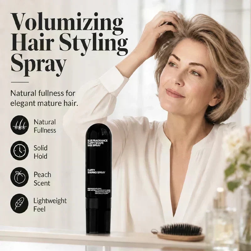 ⏳🔥LIMITED-TIME 73% OFF! ⏰Peach-Scented Volumizing & Setting Spray – Lightweight, Bouncy Hair & Long-Lasting Hold ✨.